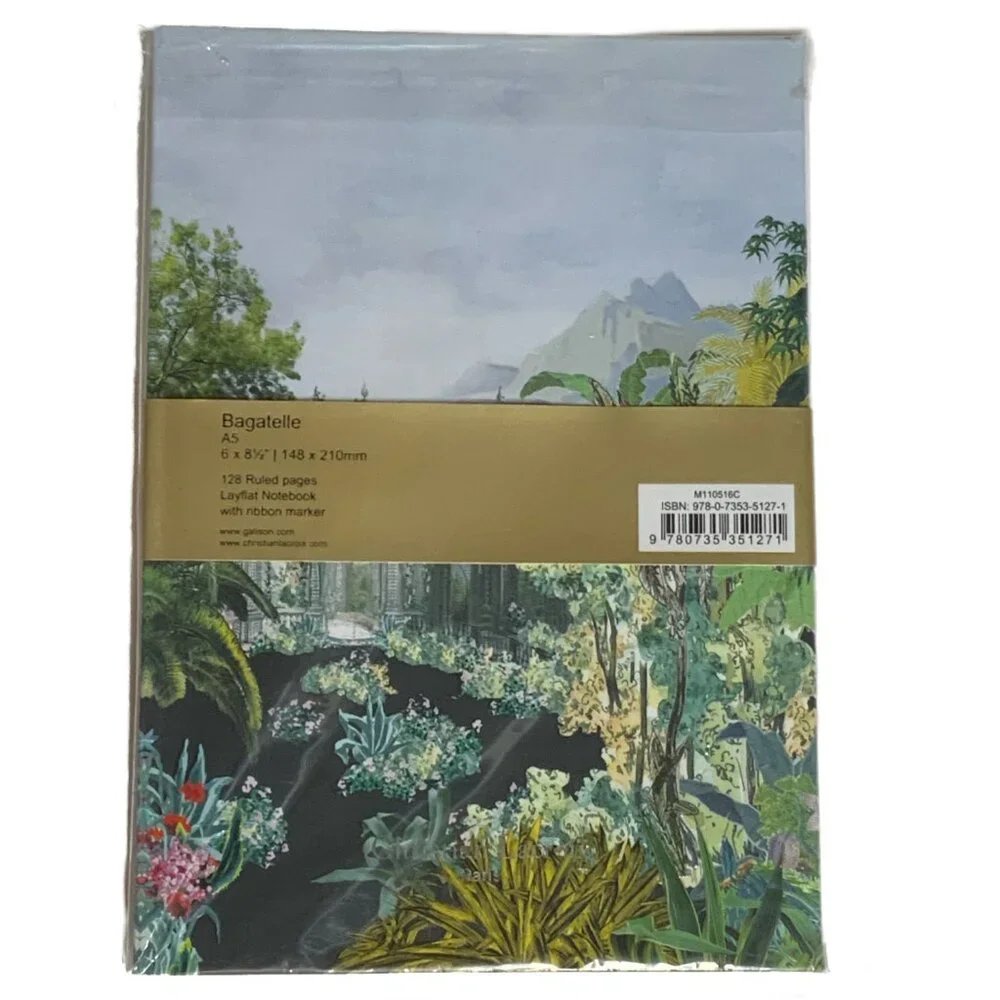NEW! Christian Lacroix Bagatelle A5 Journal Notebook Paris 128 ruled pages